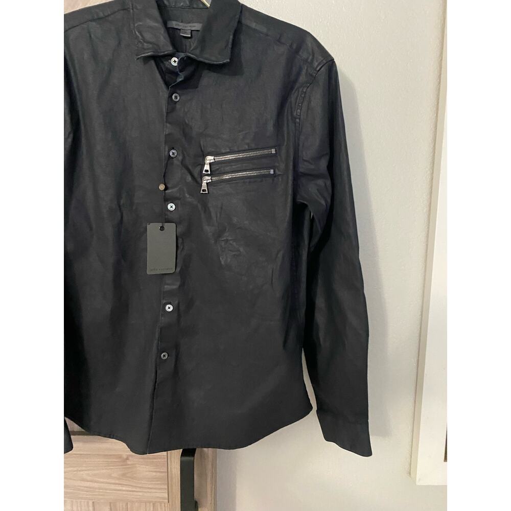 NWT John Varvatos men’s Zill shirt, size medium - Picture 8 of 11